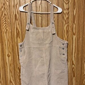 American Eagle Outfitters Tan Corduroy Dress